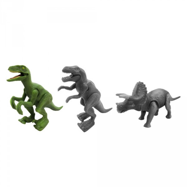 Figurine dinosaure mécanique : Vélociraptor (vert) - LGRI-16902-2