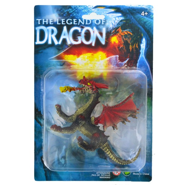 Figurine Dragon : noir avec cornes - LGRI-GT93997-5