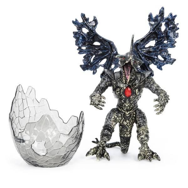 Figurine Dragon avec Oeuf : Noir au coeur rouge - LGRI-GT93986-4