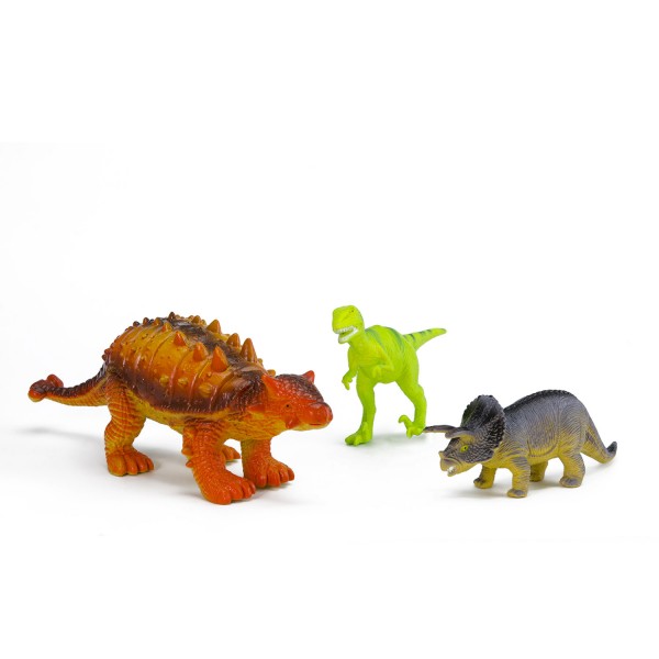 Figurines Dinosaures : Sachet N°5 de 3 dinosaures - LGRI-WC002-5