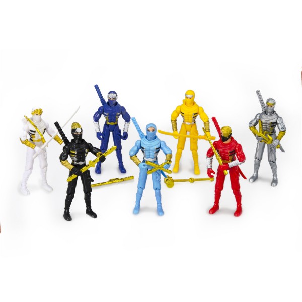Figurines Ninja : 7 Personnages - LGRI-GT57292AN