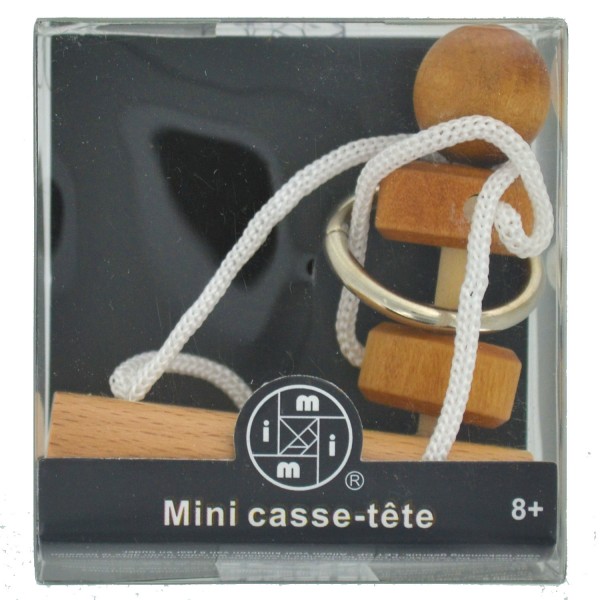 Mini Casse-Tête bois, métal et corde n°4 - LGRI-MIT6703-4