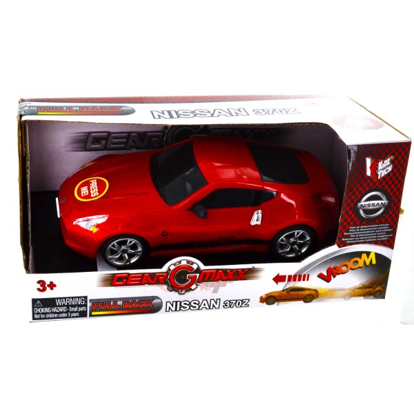 Voiture à Rétro-Friction : Nissan 370Z rouge - LGRI-89902-3