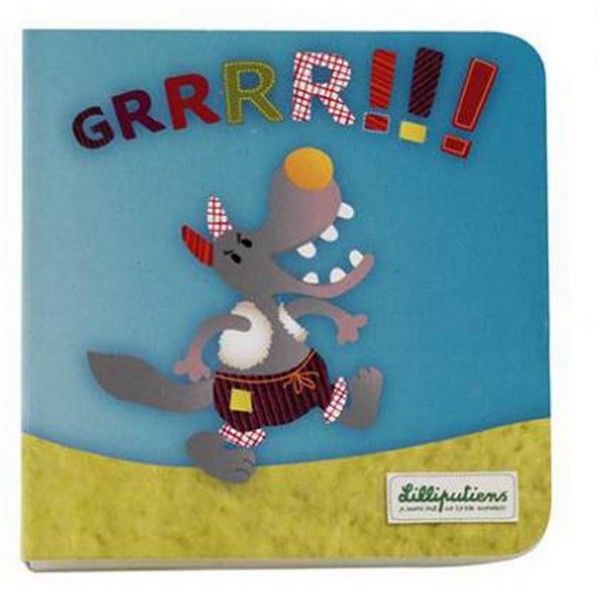 Livre Grrrr ! ! ! Mini livre Loup - Lilliputiens-86425