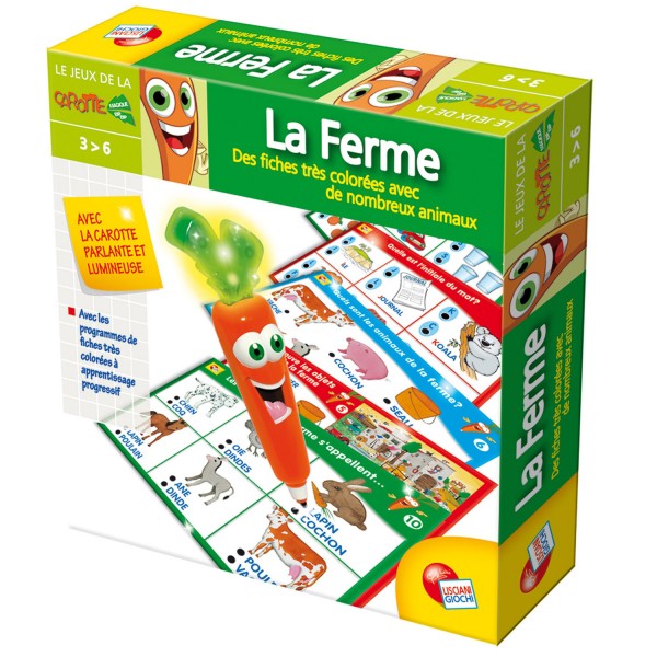 Carotina jeux de base : La Ferme - Lisciani-FR0550-3