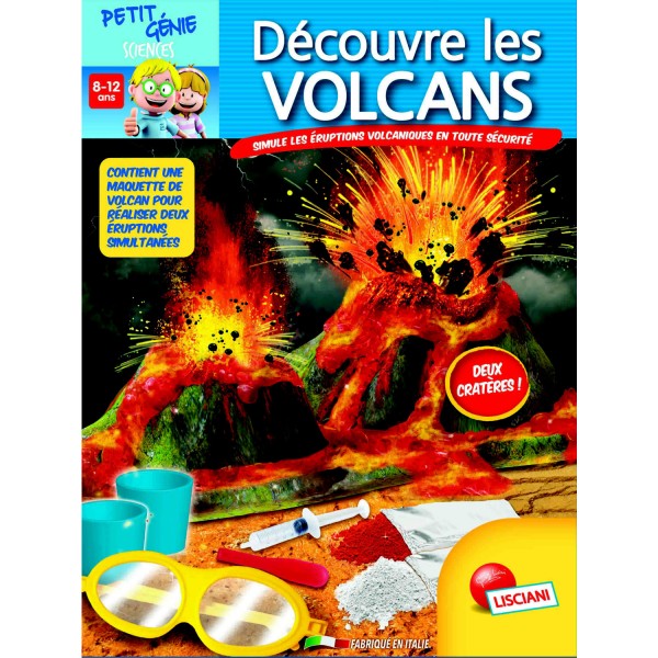 Coffret petit génie : Découvre les volcans - Lisciani-F50987