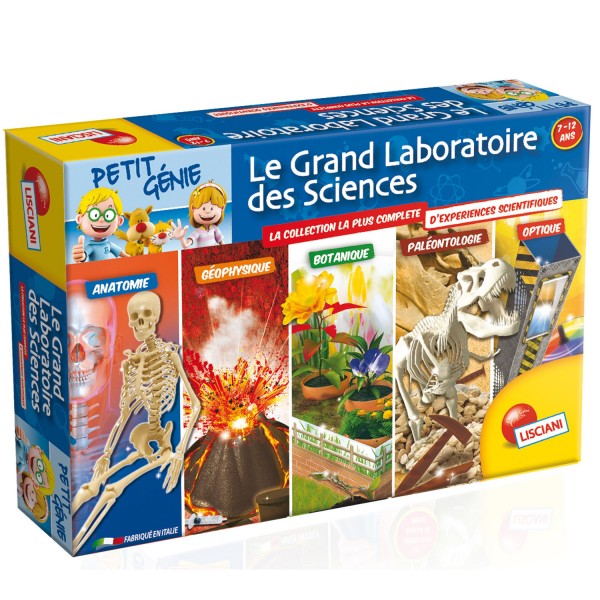 Coffret petit génie : Le Grand Laboratoire des Sciences - Lisciani-F45143