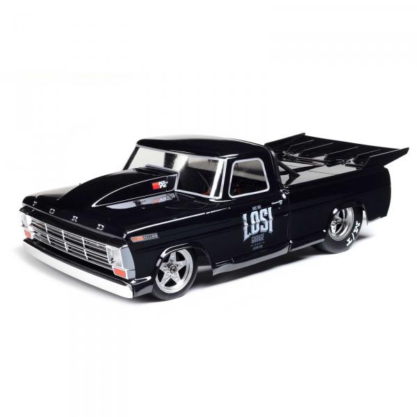 LOSI 68 Ford F100 22S 2WD No Prep Drag Truck Brushless RTR 1/10 Magnaflow Noir - LOS03045T2