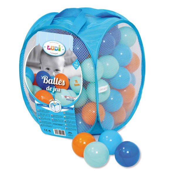 Balles pour aires de jeux à balles : Bleues - Ludi-2794