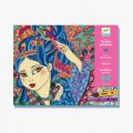 Djeco Atelier feutres pinceaux : Jeunes filles aux cerisiers
