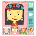 Djeco Créer avec des stickers : Tous différents