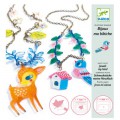 Djeco Création de bijoux en plastique magique : Le Faon et l'Oiseau