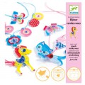 Djeco Création de bijoux en plastique magique : Le Chaton et le Poney