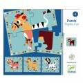 Djeco Puzzles éducatifs en bois : Rigolo n'co