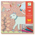 Djeco Motifs à frotter : Mithila