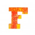 Djeco Lettre décorative en bois Paon : F