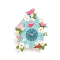 Djeco Horloge murale en bois : Coucou Charlotte
