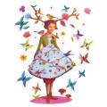 Djeco Stickers muraux 3D : Bois de rose