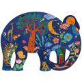 Djeco Puzzle Puzz'Art 150 pièces : Eléphant