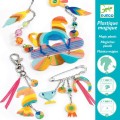 Djeco Set créatif bijoux en plastique magique : Cheval arc-en-ciel