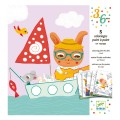 Djeco Coloriage Point par Point : En voyage