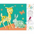 Djeco Peinture avec des billes : Défilé mulitcolore