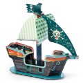 Djeco Play to play : Bateau de pirate 3D