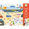 Djeco Décalcomanies : Tous au volant !