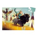 Djeco Puzzle 36 pièces : Tatanka, jeune indien