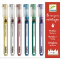 Djeco Crayons 6 marqueurs métaliques