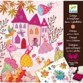 Djeco Tampons et pochoirs Princesses