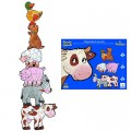 Djeco Puzzle 72 pièces - 6 puzzles : Pâquerette et ses amis