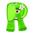 Djeco Lettre animaux en bois : R