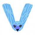 Djeco Lettre animaux en bois : V