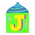 Djeco Lettre petite maison en bois : J