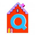 Djeco Lettre petite maison en bois : Q
