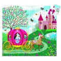 Djeco Puzzle 54 pièces - Silhouette : Le carosse d'Elise