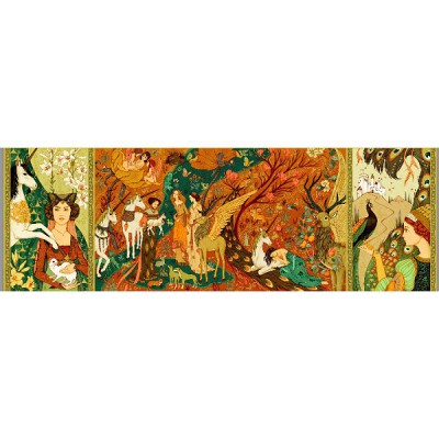 Puzzle 500 piÃ¨ces - Gallery : Dames Ã&nbsp; la licorne
