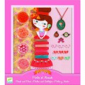 Djeco Perles Au bonheur des filles : Oh! les perles Perles et noeuds