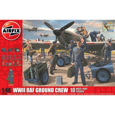 Figurines militaires : Equipe au sol de l'aviation RAF WWII Figurines militaires : Equipe au sol de l'aviation RAF WWII
