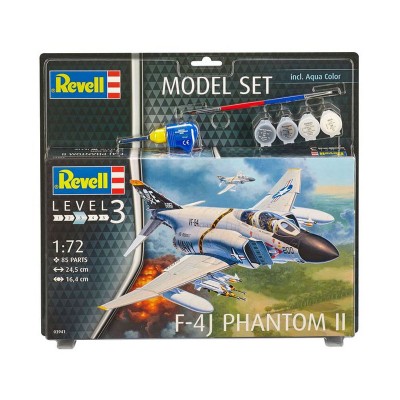 Revell Maquette Avion : Model Set : F-4J Phantom Ii