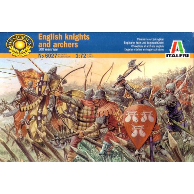 figurines mã©diã©valesâ : chevaliers et archers anglais