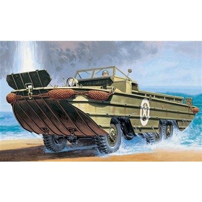 Maquette vÃ©hicule amphibie DUKW 1/72