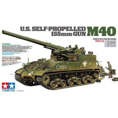 Tamiya Maquette Char : Obusier Automoteur M40