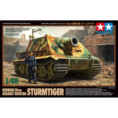 Tamiya Maquette Char : Canon D'assault Allemand 38Cm Sturmtiger