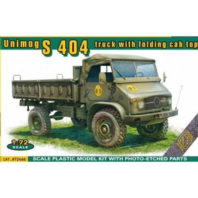 Maquette Camion : Unimog S 404 avec dessus de cabine pliant Maquette Camion : Unimog S 404 avec dessus de cabine pliant