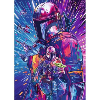 Puzzle 500 piÃ¨ces : The Mandalorian - Star Wars