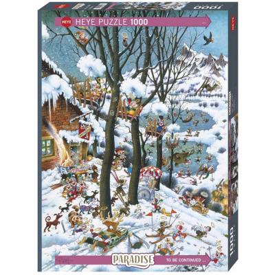 Puzzle 1000 piÃ¨ces : En hiver