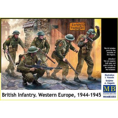 british infantry. western europe. 1944-1945 - 1:35e - master box ltd.