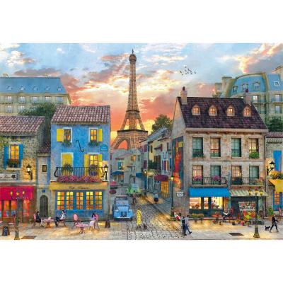 Puzzle Compact 1000 piÃ¨ces : Les rues de Paris